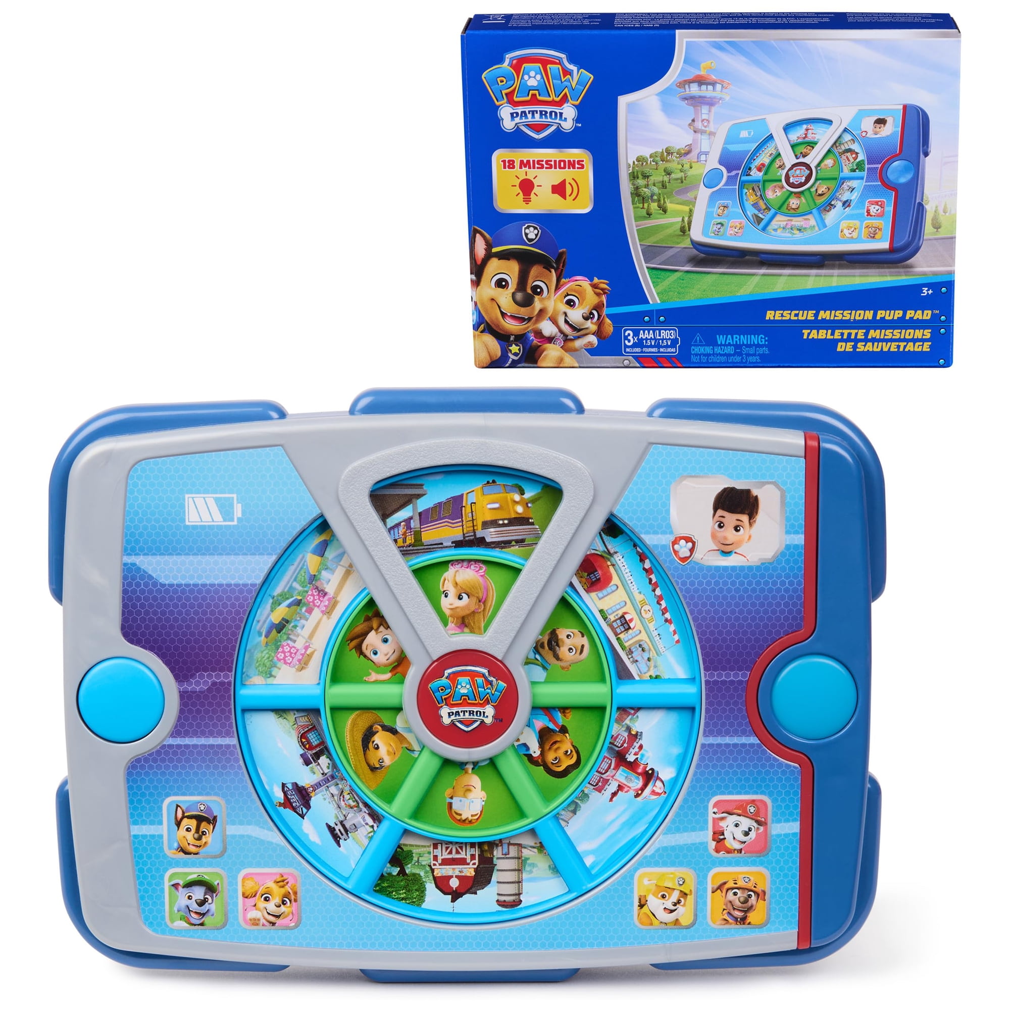 Almohadilla Interactiva Para Cachorros De Paw Patrol Rescue Mission Con Luces