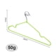 thumbnail image 5 of Percha para ropa de adulto, percha de ropa revestida de plástico, percha de ropa de metal antideslizante sin costuras, percha de ropa, 1 pieza, 5 of 5