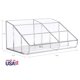 thumbnail image 5 of Organizador de maquillaje StorI de plástico transparente con 6 compartimentos, 5 of 8