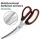 thumbnail image 4 of Upgrade Your Outdoor Cooking Game with 2pcs Stainless Steel Multi-Functional Scissors and Roast Meat Tongs for Camping and Barbecue, 4 of 4