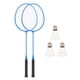 thumbnail image 1 of 2 Raquetas De Bádminton Con 3 Bolas De Nailon, Raquetas De Bádminton De Entrenamiento Familiar, Azul, 1 of 5
