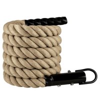Linea Sport - Cuerda Para Trepar De Cañamo Yute Con Anclaje 7 Mts X 38Mm