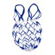 thumbnail image 3 of Bolsa De Malla Para Pelota De Baloncesto, Soporte Para Bolsa De Red De Almacenamiento De Malla, Azul Y Blanco, 3 of 5