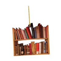 Bothyi - Decoración Para Árbol De Navidad Con Forma De Libro, Regalo Para Amantes De Los Libros, Para Festivales De Oficina, Ventana D