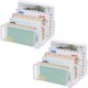 thumbnail image 1 of Organizador de correspondencia GDINDINFAN 2 unidades blanco de metal con 5 ranuras, 1 of 6