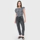 thumbnail image 4 of Polera Mujer Vuelos Animal Print Negro Corona, 4 of 5