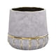 thumbnail image 1 of Maceta decorativa Nearly Natural Regal Stone gris de 21 cm, 1 of 3