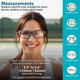 thumbnail image 4 of Gafas deportivas BLUE CUT 57 mm antiempañante con lente transparente, 4 of 6