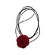 thumbnail image 1 of Gargantilla De Flores Para Mujer, Gargantilla Con Cordones Para Vacaciones, Bodas, Cumpleaños, Color Rojo, 1 of 3