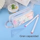 thumbnail image 4 of Bolsa De Lápiz, Gran Capacidad, Bolsa De Pluma De Malla Transparente, Bolsa De Papelería Portátil, Trabajo De Oficina Y Escuela, Uso Multifuncional, 4 of 7