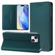 thumbnail image 2 of Funda Billetera con Soporte para iPhone 14 Plus Bloqueo RFID Plegable Verde oscuro, 2 of 6