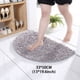thumbnail image 1 of 1pc Soft and Comfortable Chenille Semicircle Shaggy Rug for Bathroom and Bedroom - Anti-Skid and Absorbent Carpet for Toilet and Household - Durable Floor Mat for Home Decor and Comfort, 1 of 5