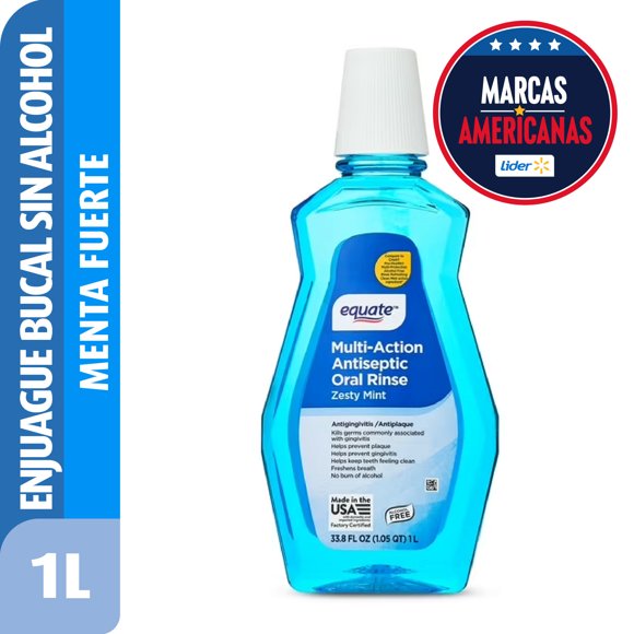 Enjuague Bucal Accion Multiple Sin Alcohol, 1 L