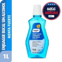 Enjuague Bucal Accion Multiple Sin Alcohol 1 L Equate