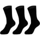 thumbnail image 1 of Calcetines deportivos de algodón para mujer, fabricados en Estados Unidos, con costuras lisas en la puntera (3 pares), 1 of 6