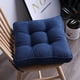thumbnail image 1 of Xiao Hua Cojín Cuadrado Grueso Azul Oscuro para Silla de Comedor -2 Piezas, Cojín de Encaje Suave Que Reduce la Presión, Cojín Antideslizante para Silla de Comedor para Sala de Estar Silla de Ocio,, 1 of 4