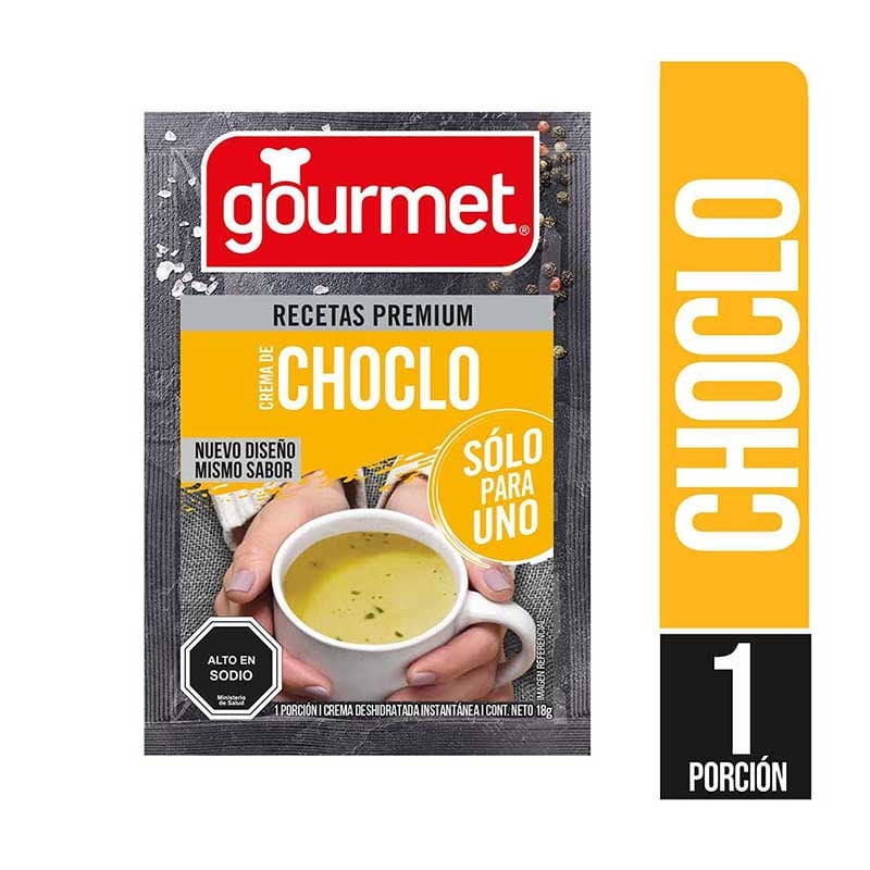 Crema Individual De Choclo Sobre 18 g Gourmet