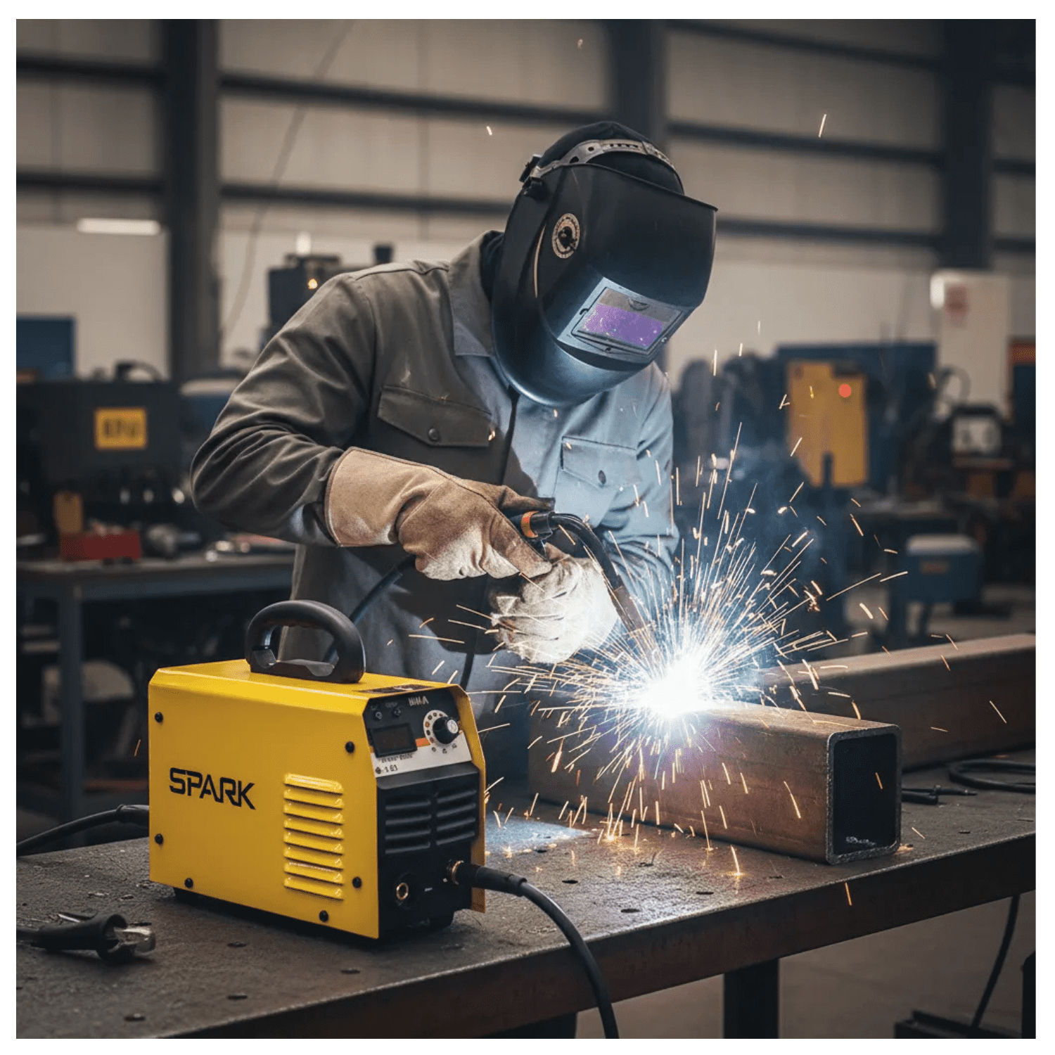 Genérico - Soldadora Inversora Spark 3 En 1 Mig/mma/tig | Kit Completo