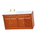 thumbnail image 5 of El Gabinete De Cocina Moderno De La Casa De Muñecas Pintó La Decoración Hecha A Mano 1:12 De Los Accesorios Con El Fregadero, 5 of 5