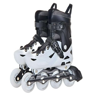 Genérico - Patin Lineal Con Luces Y Kit Talla S 31 34 Blanco