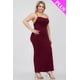 thumbnail image 4 of Vestido Largo con Espalda Cruzada y Abertura en el Muslo, Talla Grande, 4 of 5