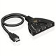 thumbnail image 1 of 4K Splitter 3 In 1 Out, 3-Ports Switcher Selector With Pigtail Cable,Supports Full HD 4K 1080P 3D Player, Hub Compatible With Fire Stick,HDTV,PS4 Game Consoles,PC, 1 of 2