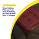 thumbnail image 3 of Cojín para silla Sweet Home Collection, espuma viscoelástica en forma de U, 3 of 6