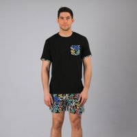 Pijama Fls Manga Corta Y Short Flores Hombre 33885-172