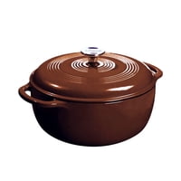 Siena Quemada De Hierro Fundido Esmaltado Essential De Dutch Oven Lodge, 6 Litros