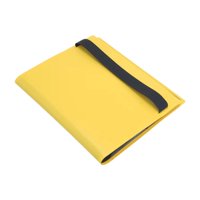 Magideal - Tarjetas Binder Collector Storage Album, Páginas De Doble Cara Carpeta De Almacenamiento De Tarjetas, Cartera De Tarjetas De Intercambio Para Tarjetas Amarillo