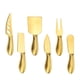 thumbnail image 3 of Juego de Herramientas para Queso de Cocina, rebanador de Queso, Cubiertos para Queso, espátula para Pastel, Herramientas de Cocina, Juego de Queso, pa 6 uds dorado, 3 of 5