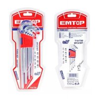 Emtop - Juego De Llaves Torx Set De 9 Piezas