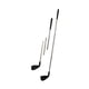thumbnail image 4 of 2 piezas de palos de golf, palos de práctica de golf, cuña de golf, chipper de golf para entrenamiento, ejercicio, deportes al aire libre para princip adultos, 4 of 5
