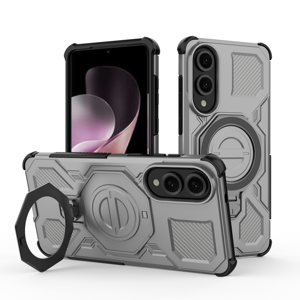 Funda Foxdock Para Samsung Galaxy S25 Edge , Magnética, Ligera, Soporte 360°, Antigolpes