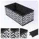 thumbnail image 2 of REGALWOVEN 1 Pack Bins de Almacenamiento de Tela, Organizadores de Armario Plegables para Estantes, Perfectos para Guardar Ropa Libros Patrón Ondulado Negro 11*5.5*3.9, 2 of 6