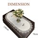 thumbnail image 4 of Mantel ovalado para mesa de centro, mantel de encaje para sala de estar, mantel de tela para mesa de centro, mantel para mesa de comedor, 4 of 5