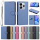 thumbnail image 1 of Funda Cartera de PU para Xiaomi Redmi Note 14 5G con Tarjetas, Azul, 1 of 6