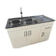 thumbnail image 2 of Kit Lavaplatos con mueble 120x50 Doble Blanco Secador Derecho, 2 of 4