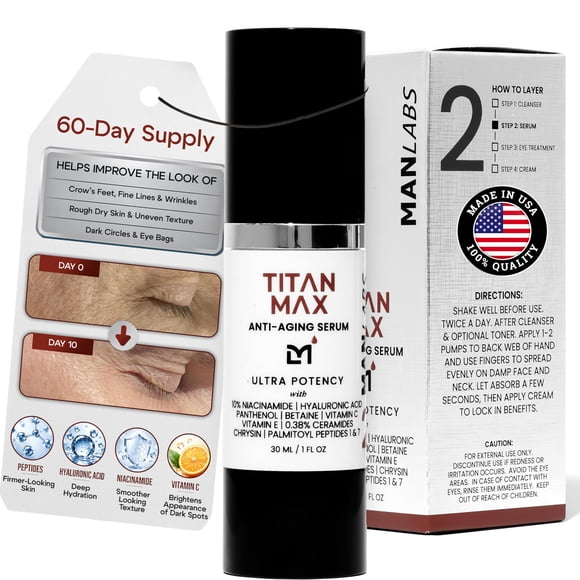 Sérum Facial Man Labs Titan MAX 10% Niacinamida 30ml