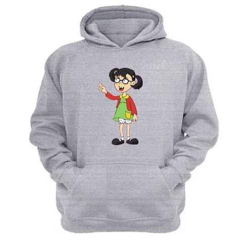 Genérico - Polerón Canguro Chilindrina Gris Claro Talla Xs Unisex