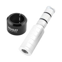 Magideal - Extensión Del Vástago De La Horquilla De La Bicicleta Adaptador Elevador Del Manillar De La Bicicleta Extensión Del Cuello Aleación De Aluminio Adapta Plata