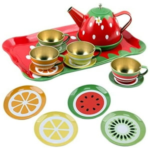 Total Click - Juguete Set De Te 14 Piezas De Colores Infantil