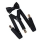 thumbnail image 3 of Tirantes Para Hombre Con Pajarita Y Tirantes Traseros Para Uso Formal Halloween Cosplay Negro, 3 of 3