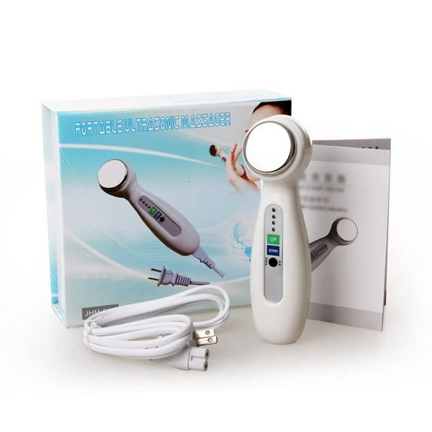 Beauty Massage Portable Ultrasonic Portable Beauty Instrument Ultrasonic Beauty Instrument White