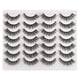 thumbnail image 1 of Pestañas postizas Newcally Cat Eyes Wispy, visón sintético natural, x14, 1 of 9