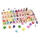 thumbnail image 1 of Juego Preescolar Del Tablero De Clasificación Del Imán De Madera Del Número Del Alfabeto Para Los Niños, 1 of 3