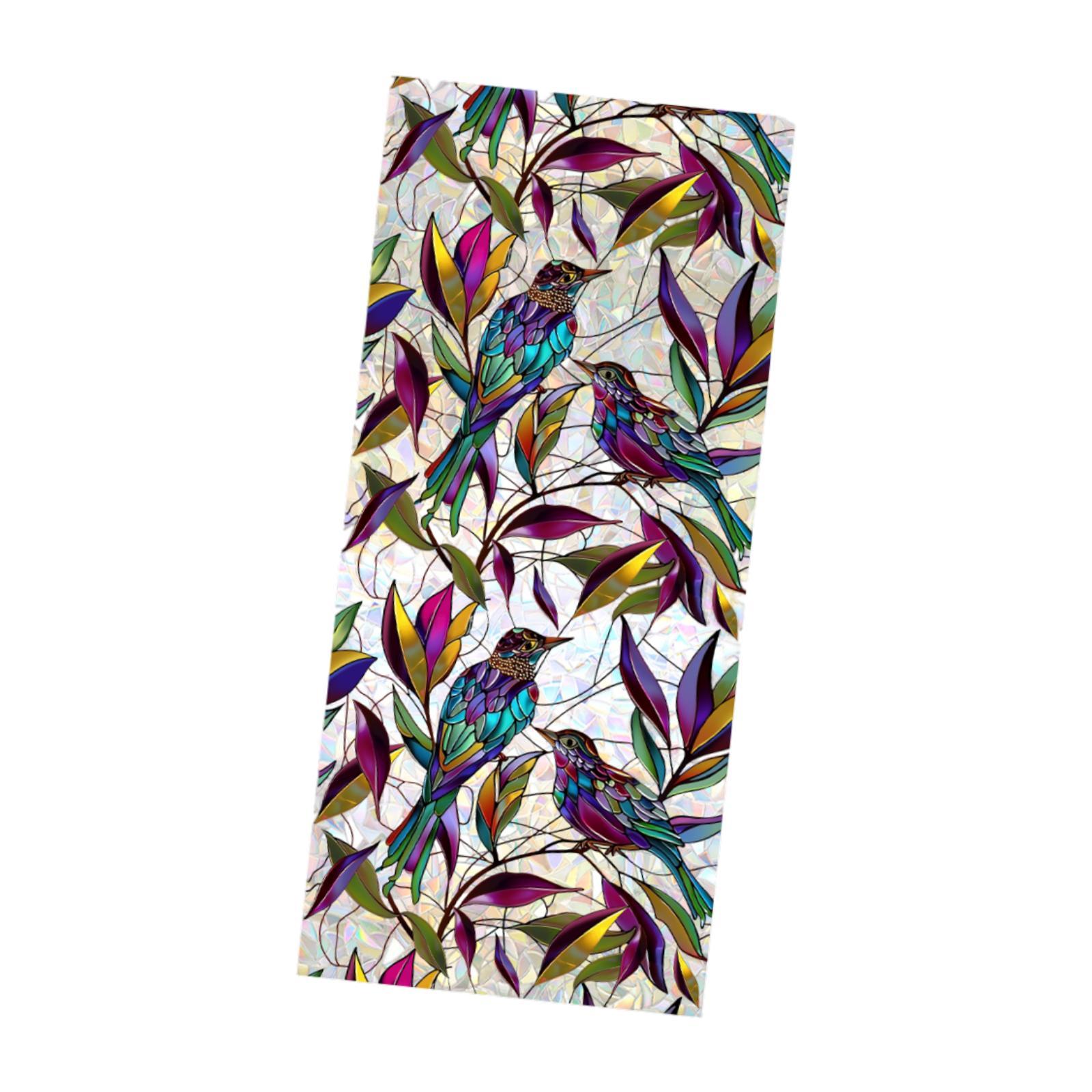 Bothyi - Película Para Vitrales, Película Para Privacidad De Ventanas, Diseño De Escena, Pegatina Extraíble