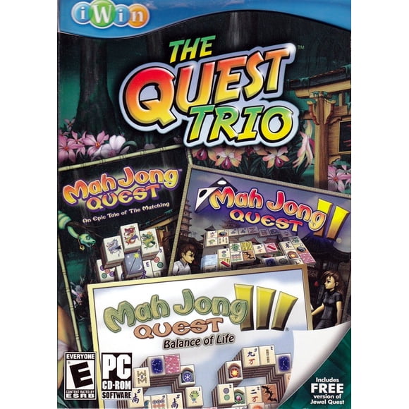 Colección PC Game iWin The Quest Trio Mahjong