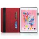 thumbnail image 5 of Funda con relieve del Árbol de la Vida para tablet ipad 5/6/8/9 con soporte, ranuras para tarjetas y soporte para lápiz óptico. Rojo, 5 of 6