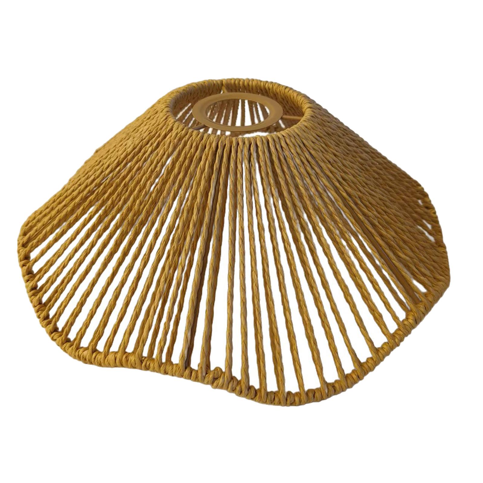 Magideal - Pantalla De Lámpara Colgante De Cuerda Tejida, Adorno Para Lámparas Colgantes, Cubierta Para Lámpara De Araña, Pantalla Para Lámpara De Mesa De Comedo